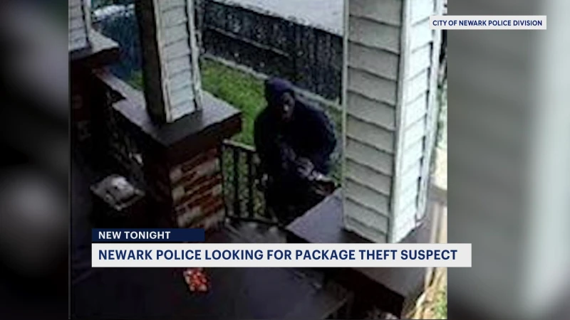 Story image: Newark police seek public’s help identifying package thief