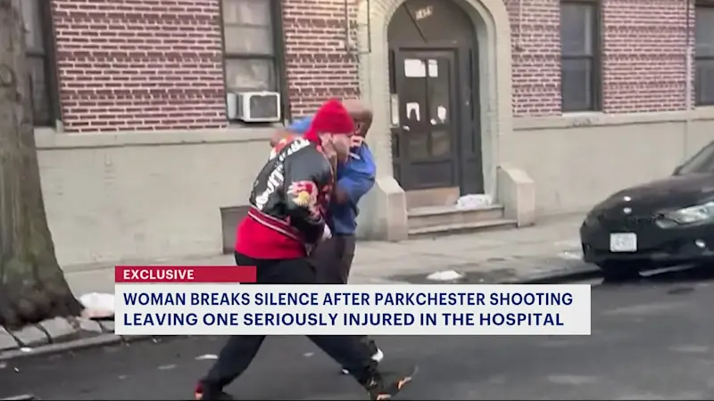 Story image: 'He got jealous.' Woman claims ex-boyfriend responsible for Parkchester shooting, sending a relative to the hospital 