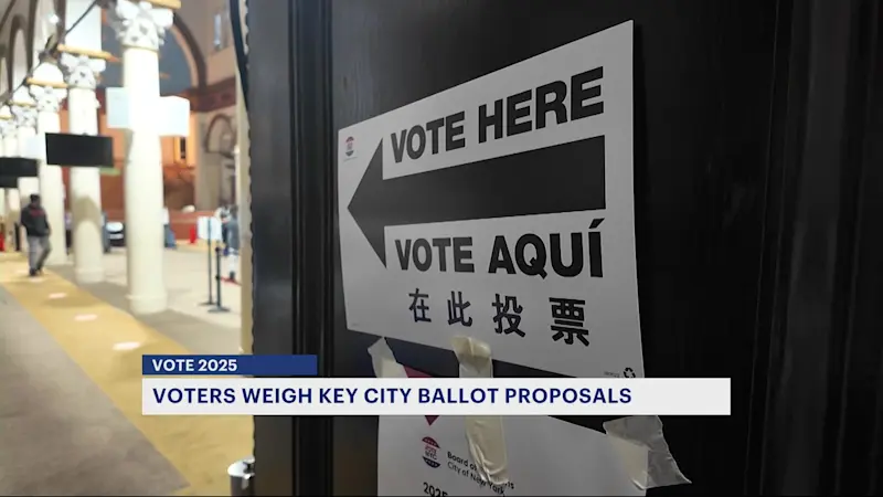 Story image: NYC voters decide on 5 ballot proposals