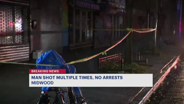 NYPD: Man shot 4 times in the leg in Midwood; shooter at large
