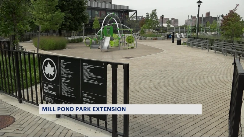 Story image: New waterfront park officially opens in South Bronx