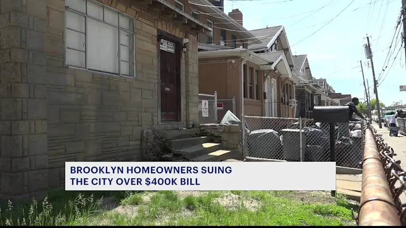Story image: Brooklyn homeowners suing city for second time over a $400K bill 