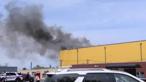 Fire breaks out at Plainview storage facility
