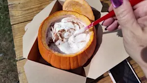 Enjoy fall drinks at The Barn in Merrick