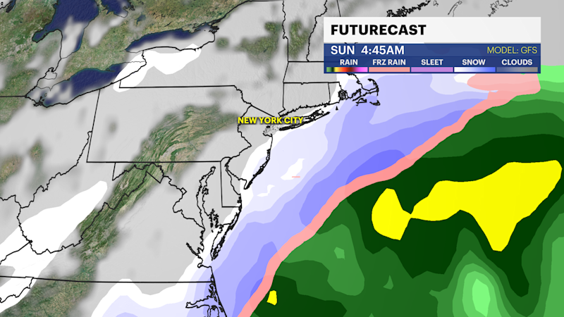 Story image: WEATHER TO WATCH: Subzero wind chills expected today with a nor'easter grazing the Bronx on Sunday