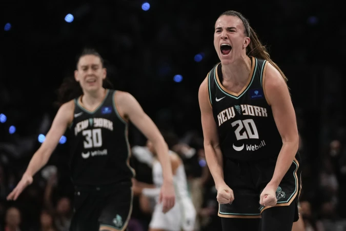 Story image: New York Liberty win first WNBA championship, beating Minnesota 67-62