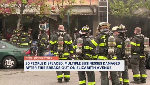 Fire chief: 20 people displaced in Elizabeth fire that damaged multiple businesses, apartments