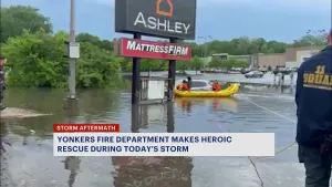 Yonkers Fire Department makes heroic rescue during Thursday's storm 