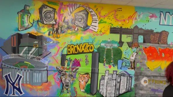 Bronx high school students, NYPD collaborate to create 48th Precinct's newest mural
