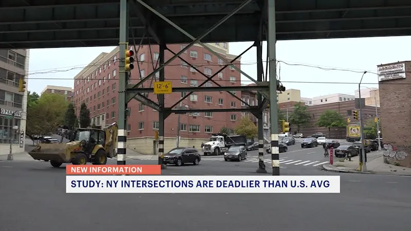 Story image: Study: New York intersections among deadliest in the nation