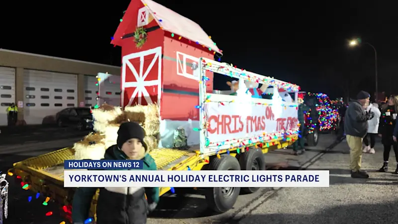 Story image: Yorktown lights up the night at 14th annual holiday parade