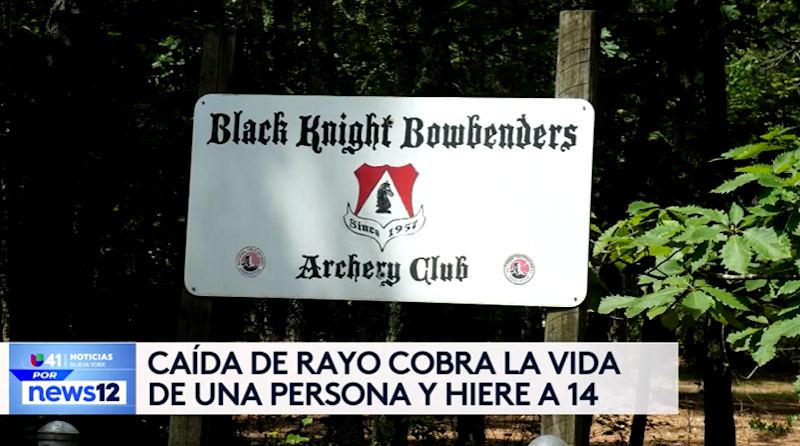 Story image: Univision 41 News Brief: Caída de rayo cobra la vida de una persona y hiere a 14