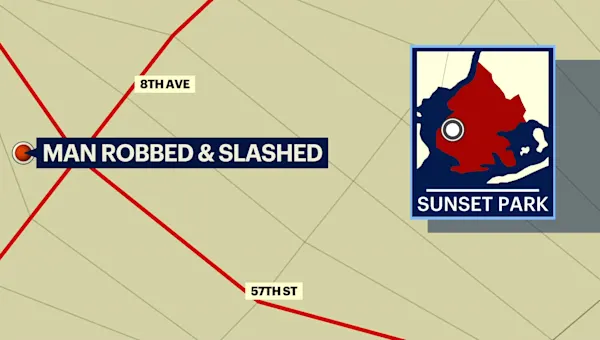 NYPD: Man arrested for robbery, slashing outside Chinese market in Sunset Park