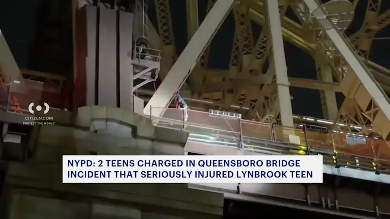 Story image: Two minors arrested days after Lynbrook teen rescued on Queensboro Bridge