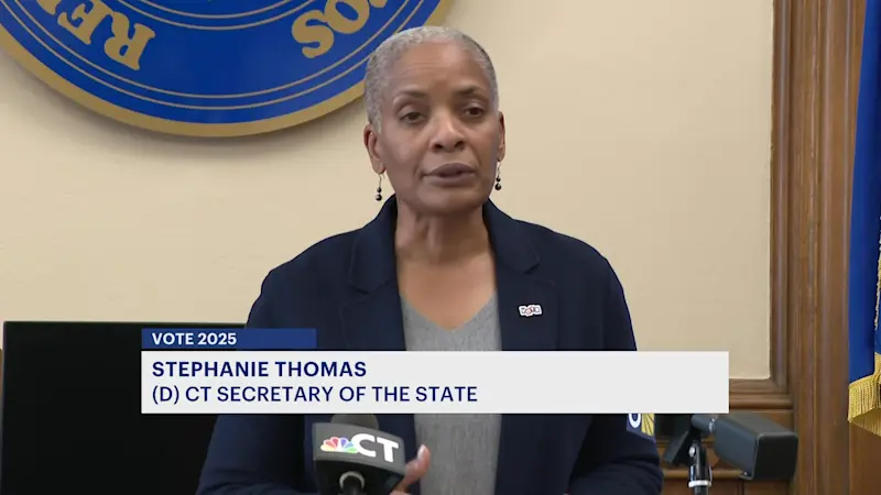 Story image: Thomas: CT elections running smoothly as of this afternoon