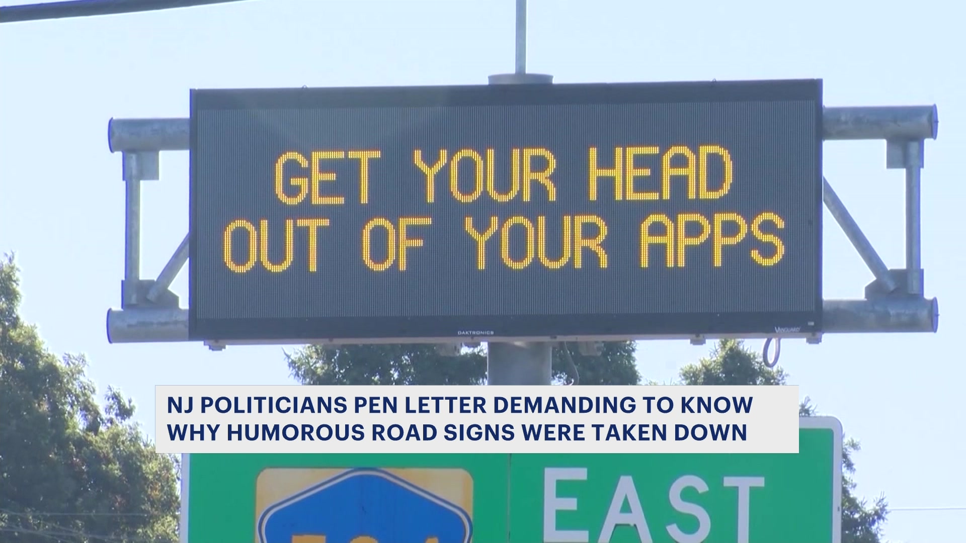 NJ politicians pen letter demanding to know why humorous road signs ...