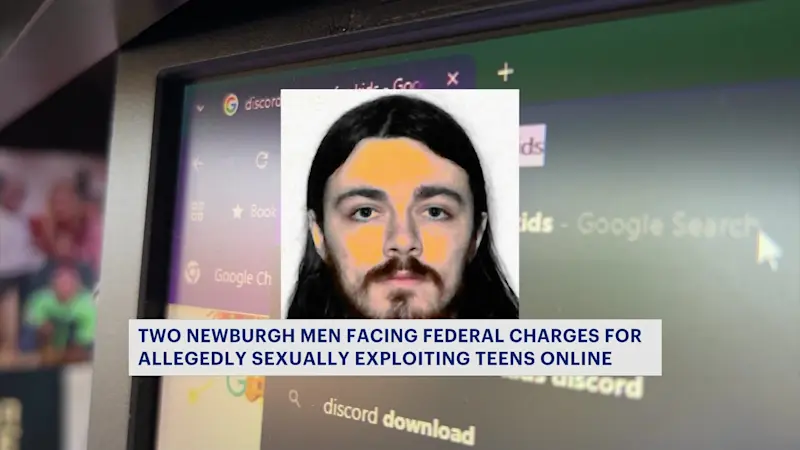 Story image: FBI arrest 2 Newburgh men for alleged sexual exploitation of children online
