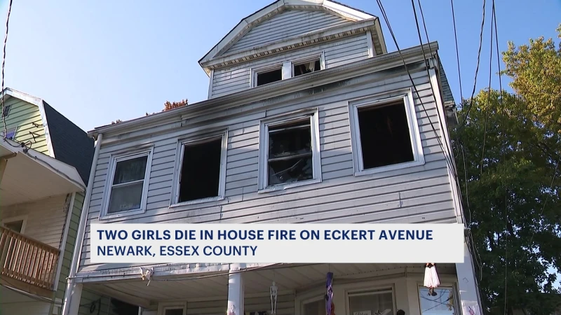 Story image: Prosecutors: 2 young girls killed in fire at multifamily home in Newark