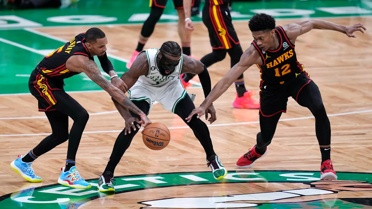 Hawks Celtics Basketball