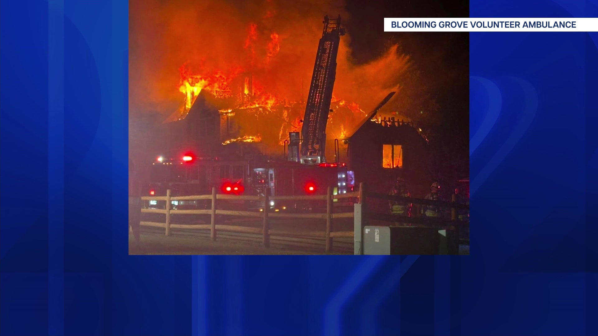Early morning fire heavily damages Blooming Grove home