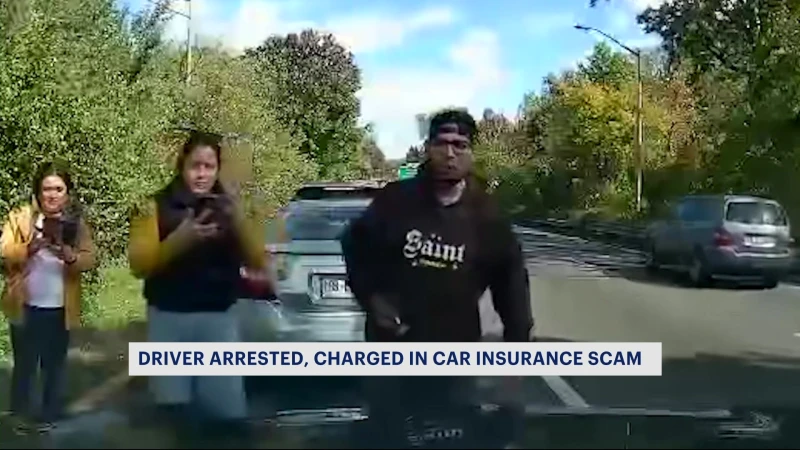 Story image: Brooklyn man arrested in alleged car insurance scam exposed by viral dashcam video