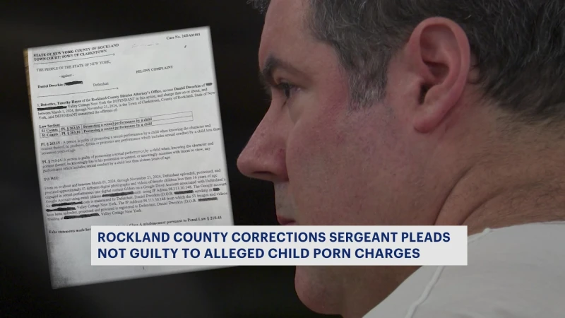 Story image: Rockland County corrections sergeant pleads not guilty to alleged child porn charges