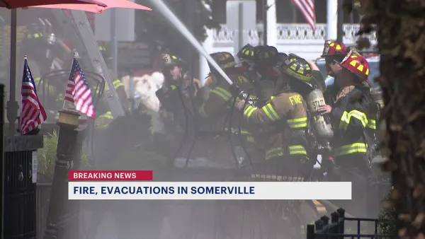 Restaurant fire forces evacuation of several Somerville businesses