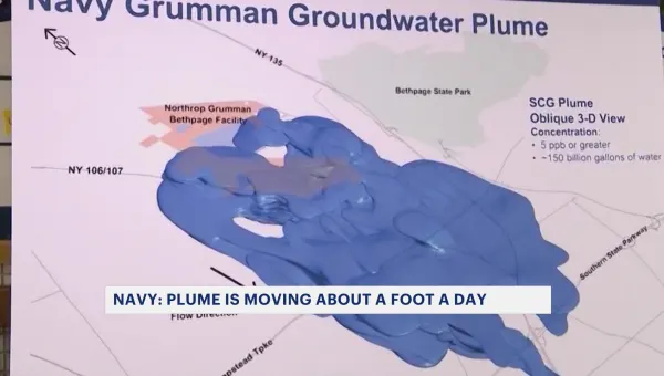 Navy officials say Bethpage plume is moving about a foot a day