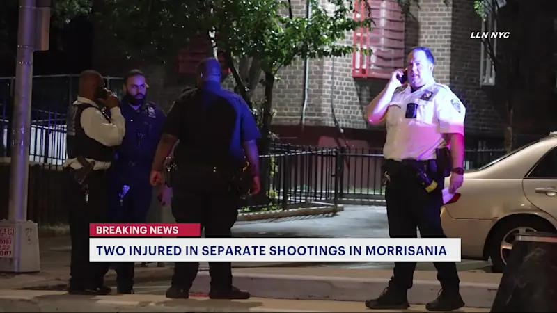 Story image: 2 people injured in 2 separate Morrisania shootings