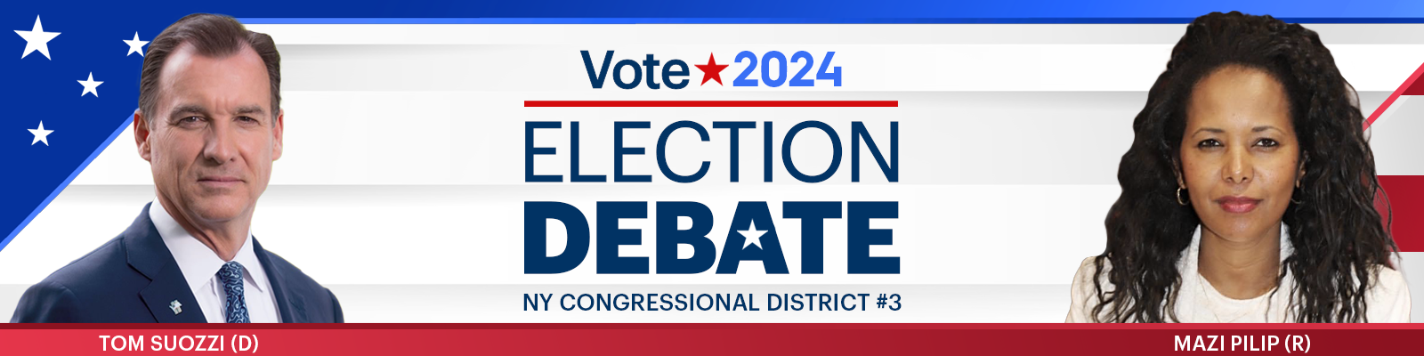 Vote 2024 Election Debate NY Congress Dist 3 w Candidates(1600x400)