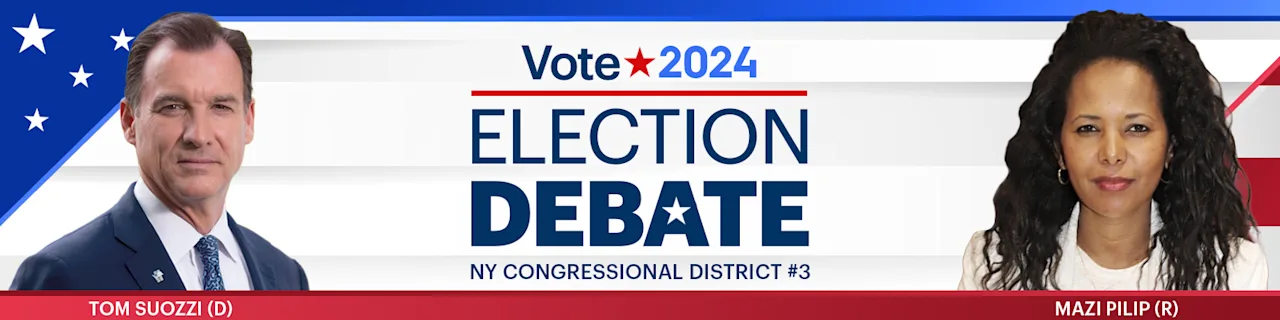 Vote 2024 Election Debate NY Congress Dist 3 w Candidates(1600x400)
