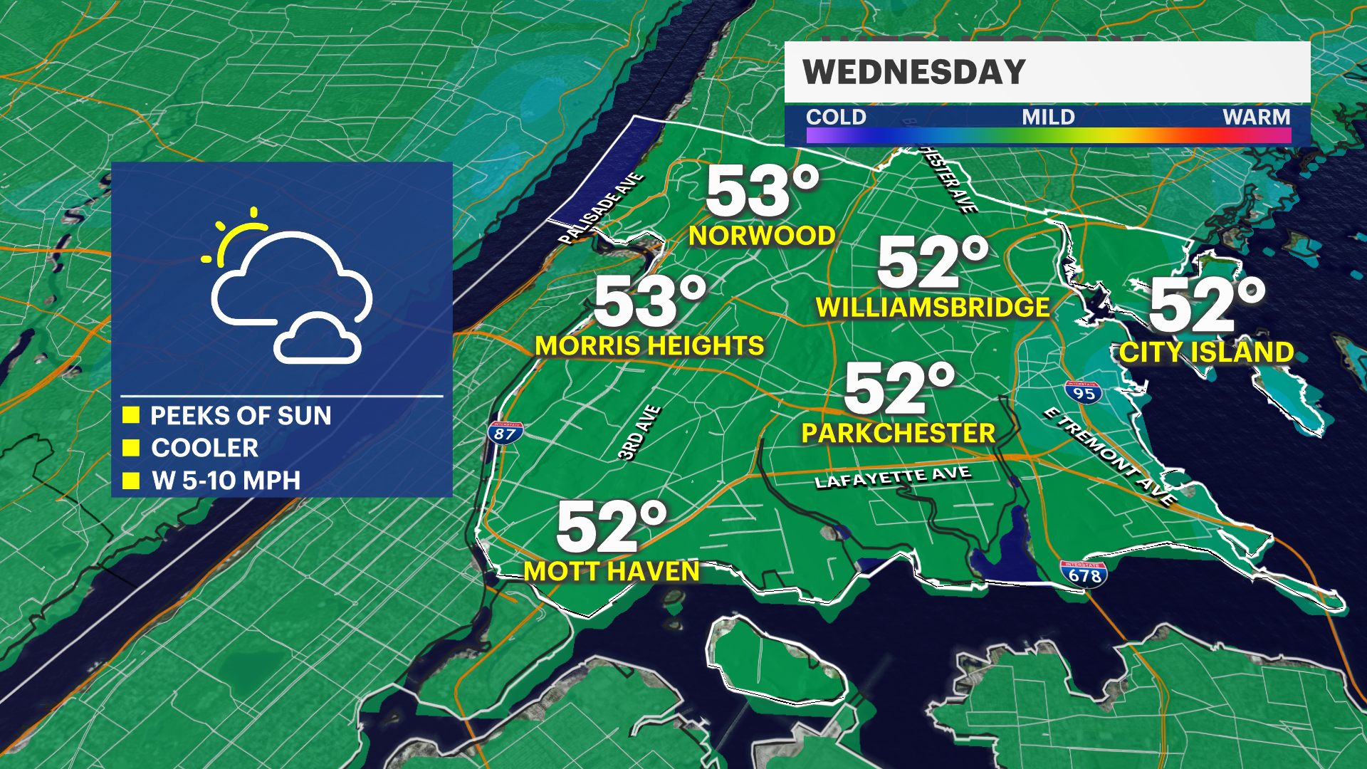 STORM WATCH: Cloudy, soggy and windy Thanksgiving in the Bronx