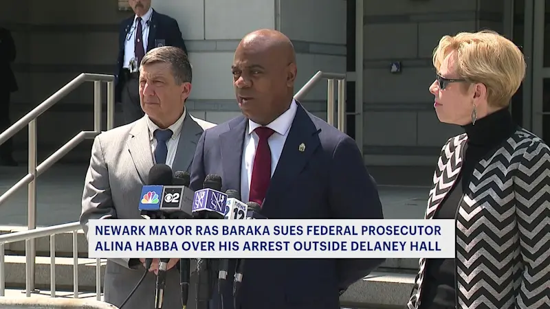 Story image: Newark mayor sues interim US attorney for NJ after arrest at Delaney Hall