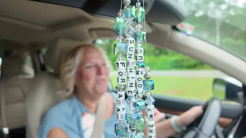 Story image: Linda Nuszen carries her son’s light to Beading Hearts