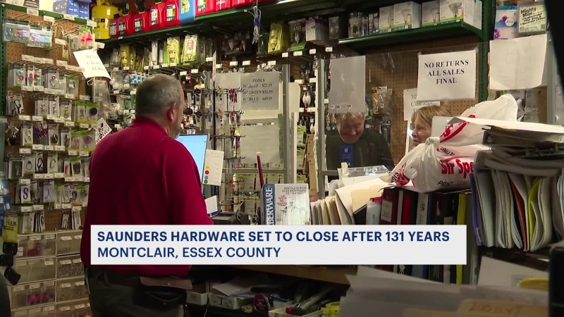 Story image: Montclair hardware store to close after 131 years in business