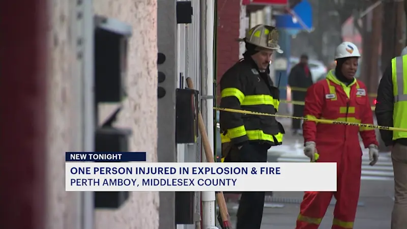 Story image: Officials: 1 person injured in gas explosion at Perth Amboy multi-use building