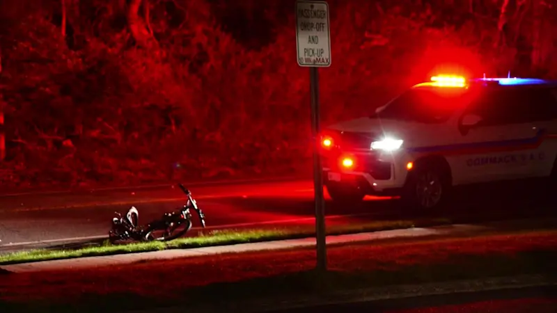 Story image: Police identify e-bike rider killed in Commack hit-and-run