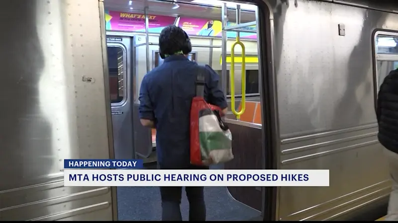 Story image: MTA hearings begin on proposed fare and toll hikes