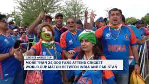 34,000 watch as India bests Pakistan by 6 runs at T20 Cricket World Cup in Nassau County