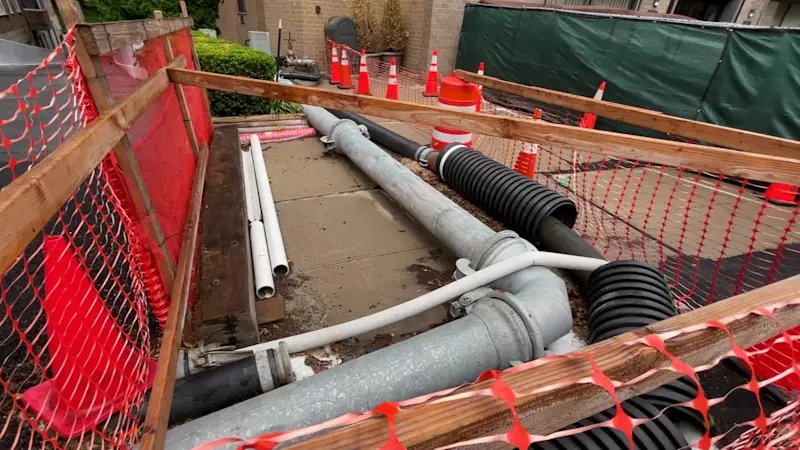 Story image: Sewer main repair project continues in Hartsdale, town leaders discuss what's next