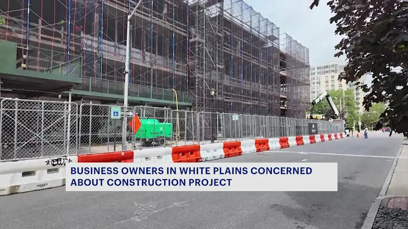 Story image: White Plains business owners irked by Church Street construction 