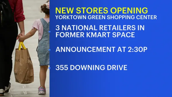 Three national retailers opening at Yorktown Green Shopping Center