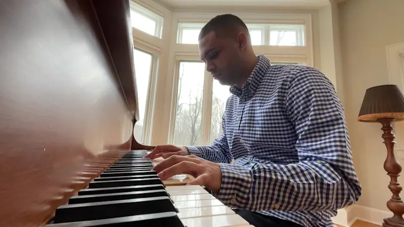 Story image: Autistic Musician Jewels Harrison overcomes the odds through music