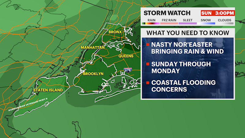 Story image: STORM WATCH: Looming nor’easter triggers coastal flood warnings in The Bronx