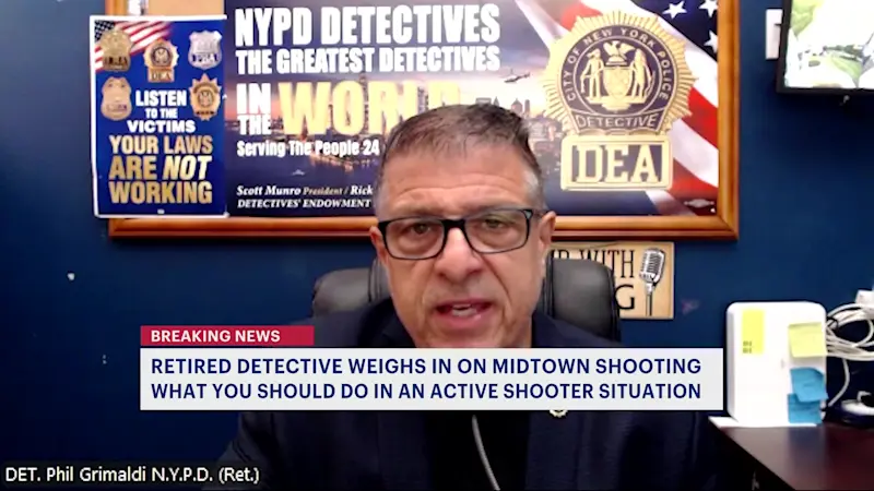 Story image: Former NYPD detective discusses midtown shooting, offers advice on what to do in an active shooter situation