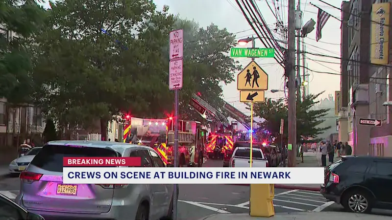 Story image: Fire forces Newark residents to evacuate apartment building