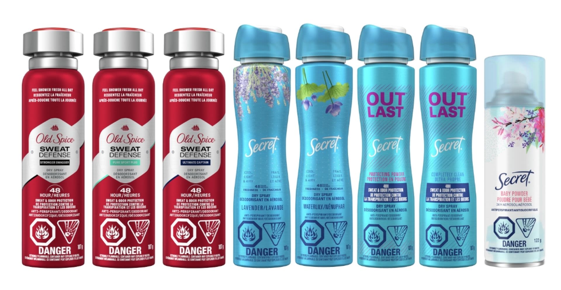 P&G recall several deodorants after benzene detected