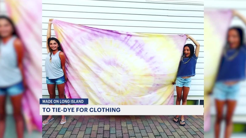 Story image: Made on Long Island: To Tie-Dye for Clothing