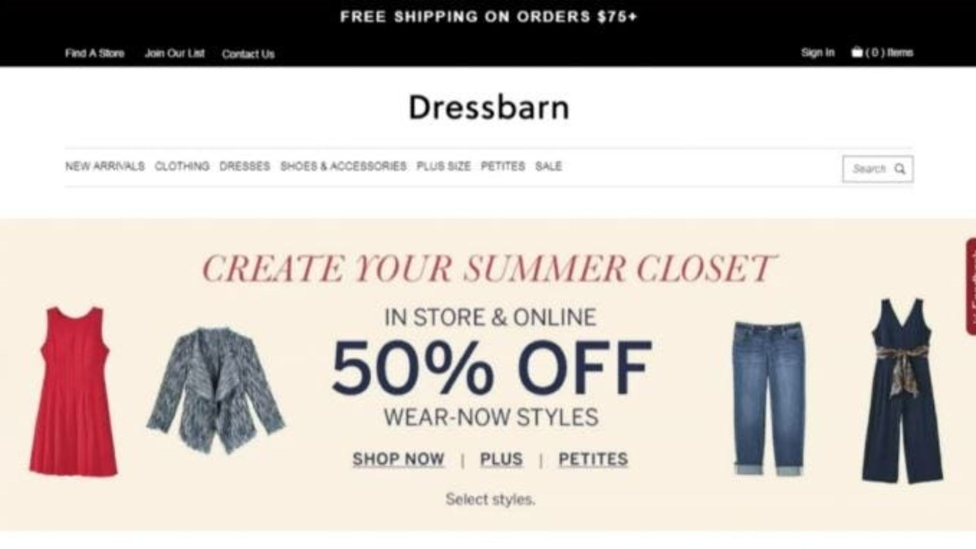 Dressbarn sales shoes sale