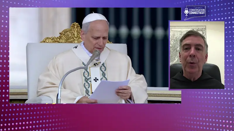 Story image: Conversation Connecticut: Father Joseph Farrell from the Vatican discusses Pope Leo XIV